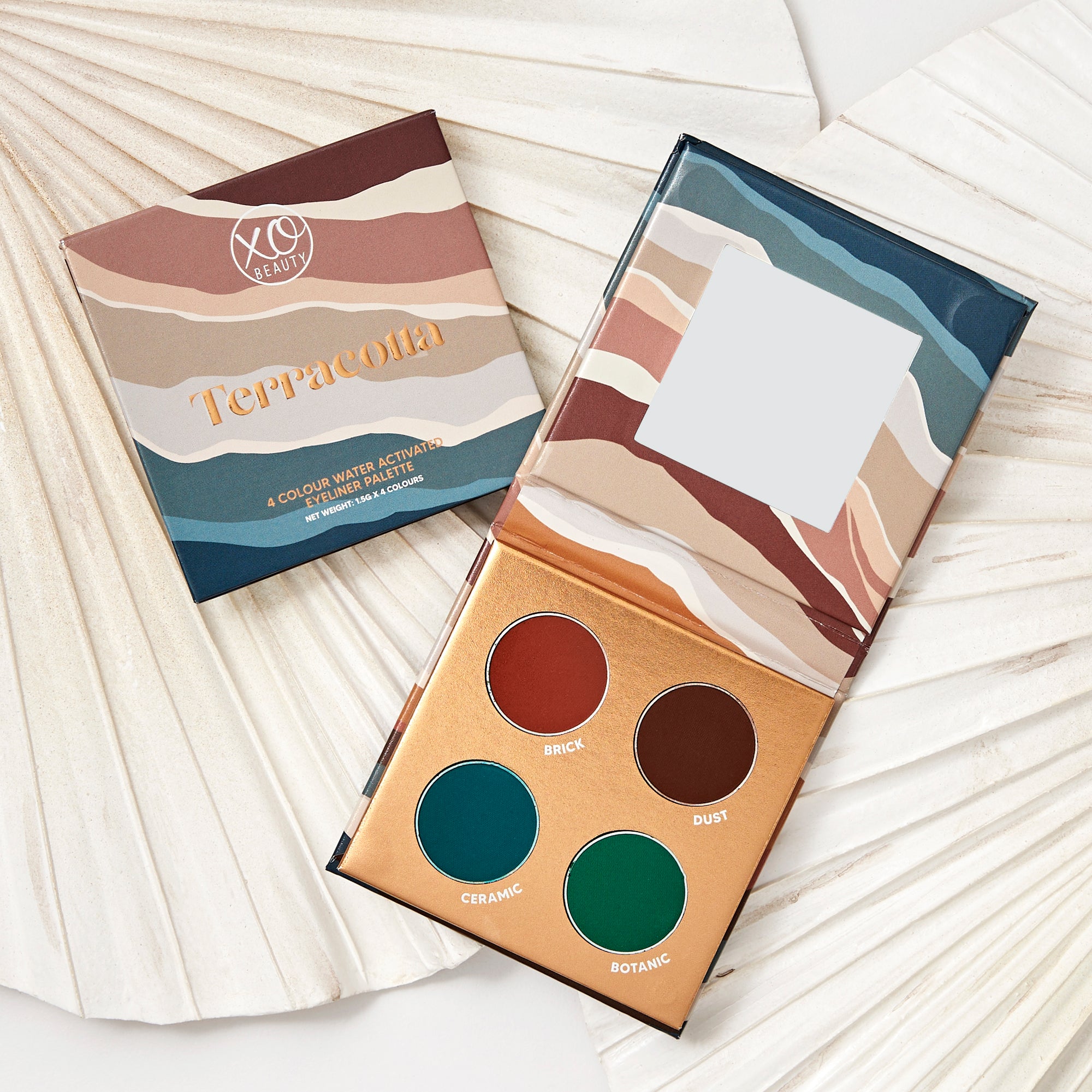 Terracotta Water Activated Eyeliner Palette