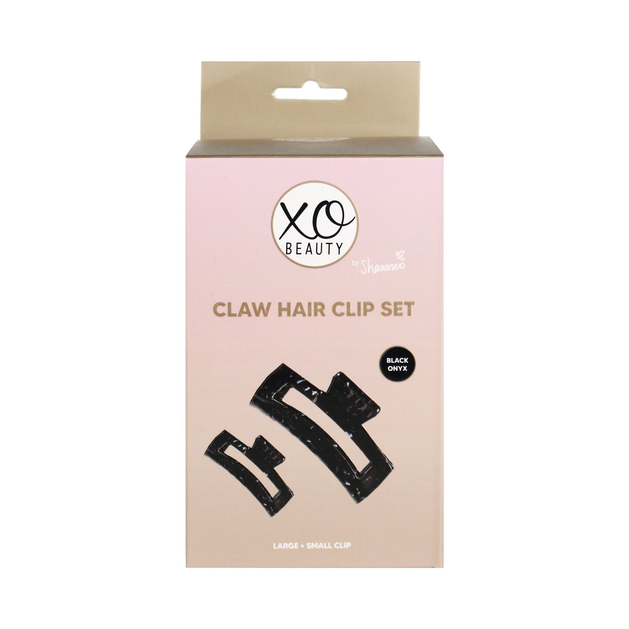 Claw Hair Clip Set | Black Onyx