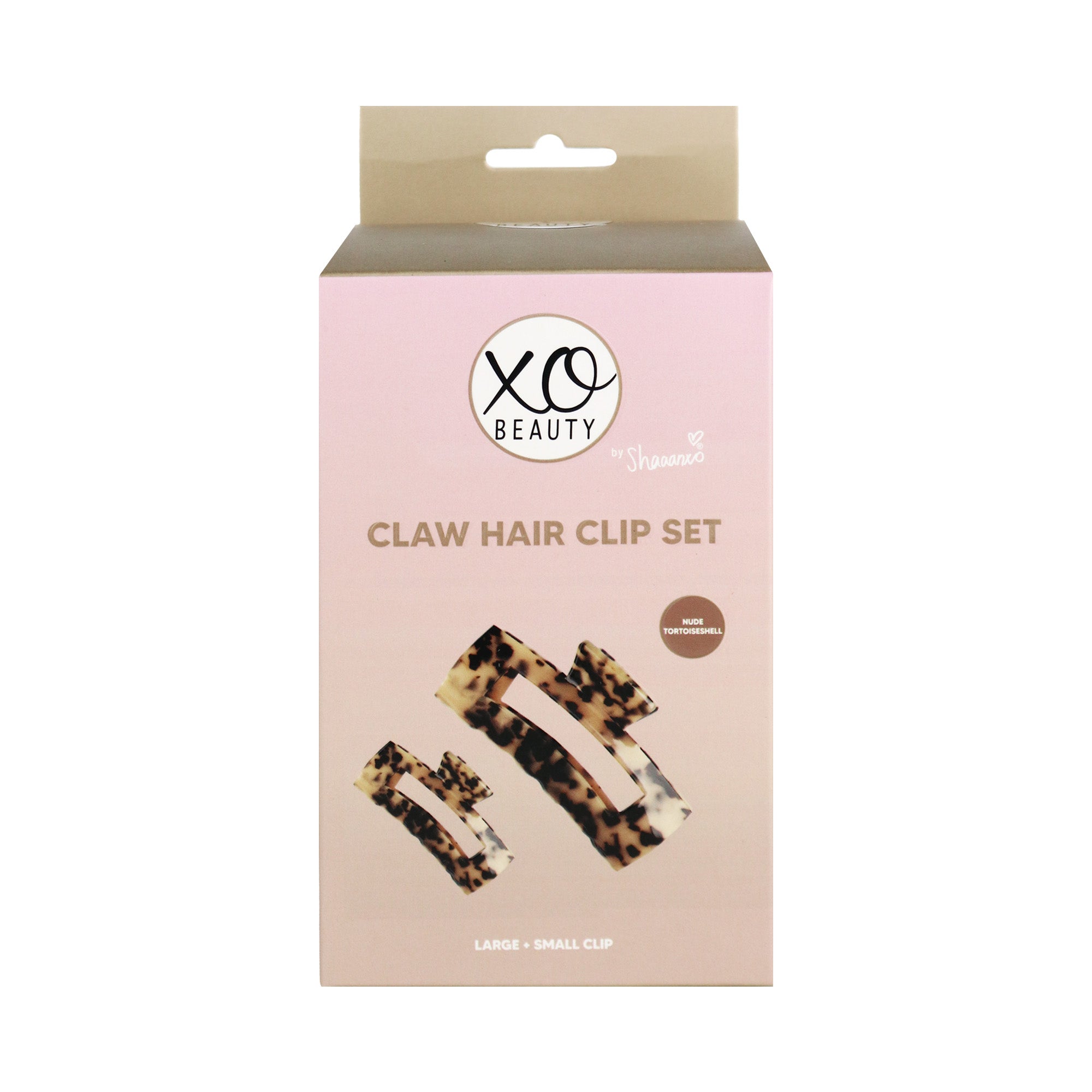 Claw Hair Clip Set | Nude Tortoiseshell