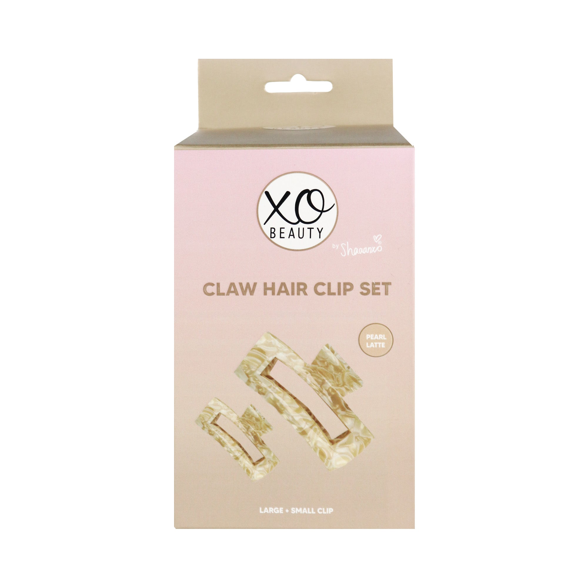 Claw Hair Clip Set | Pearl Latte