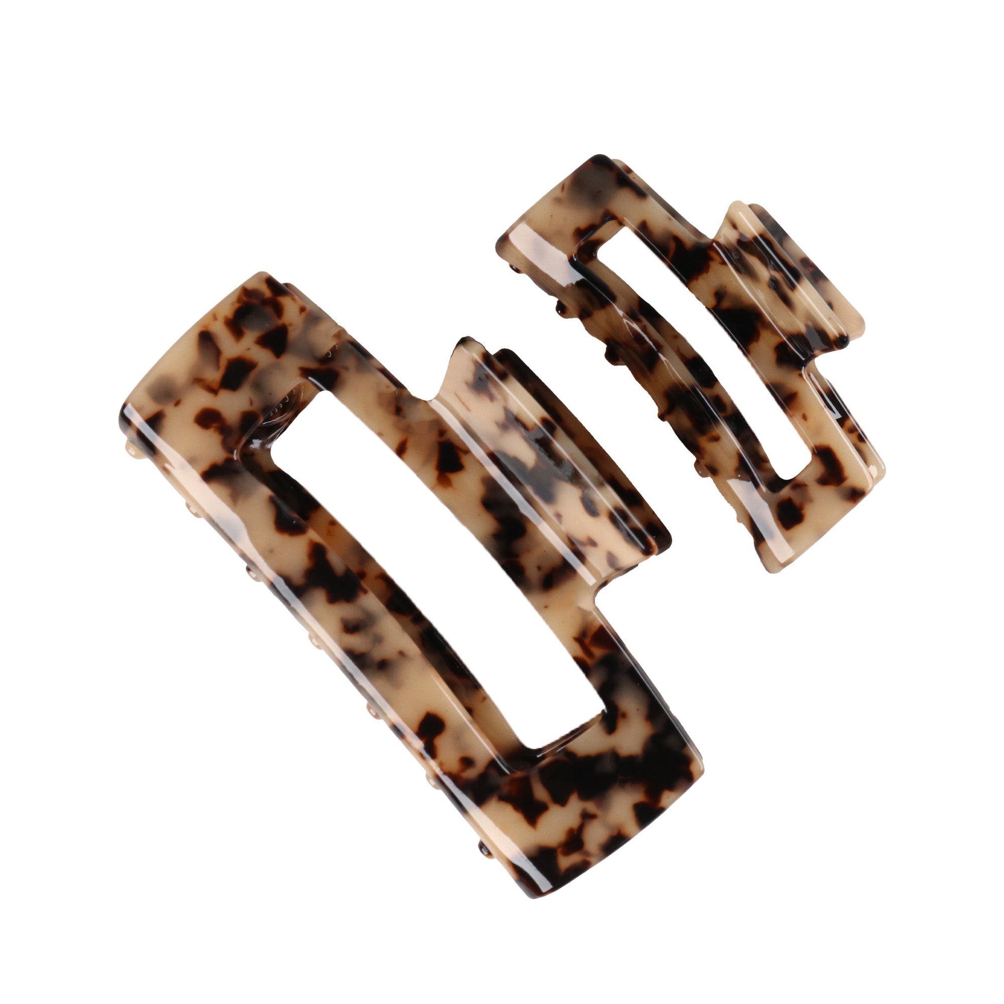 Claw Hair Clip Set | Nude Tortoiseshell