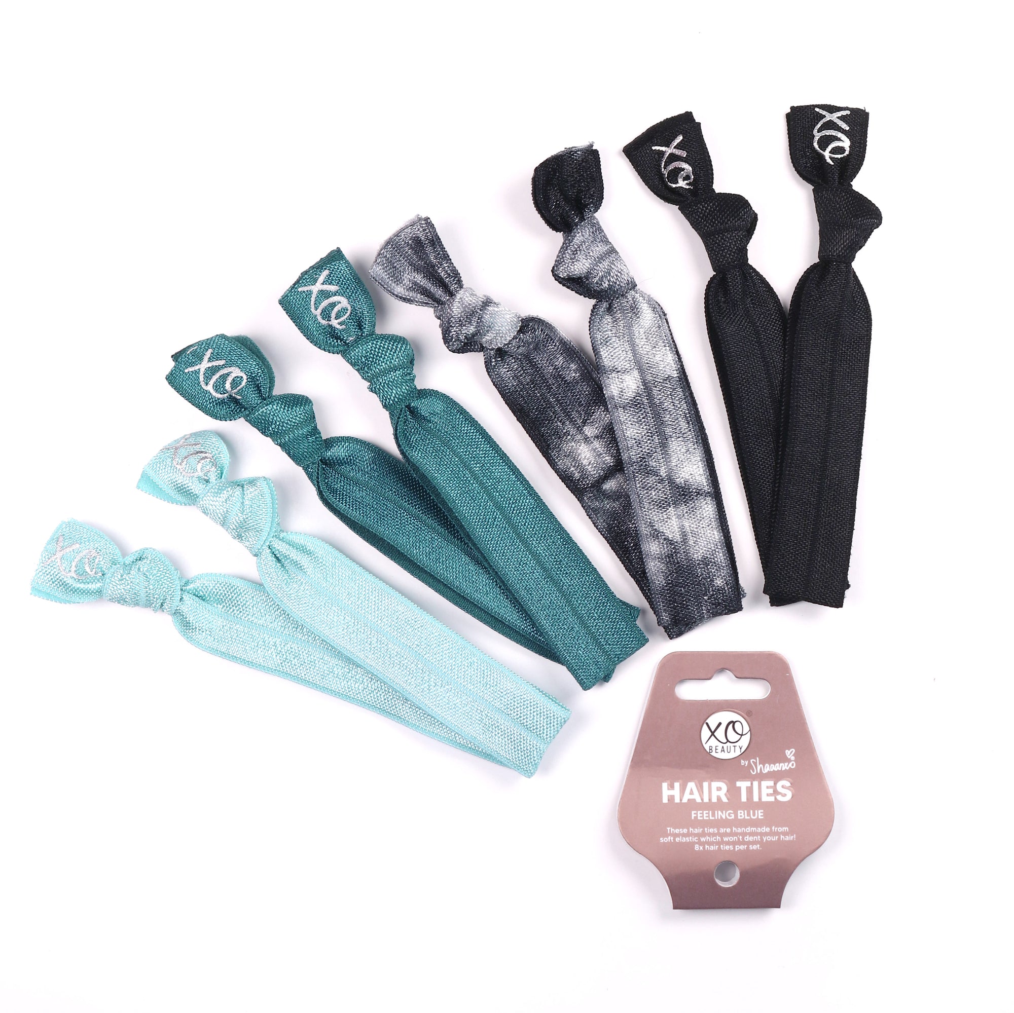 Hair Ties | Feeling Blue | 8 Piece Set