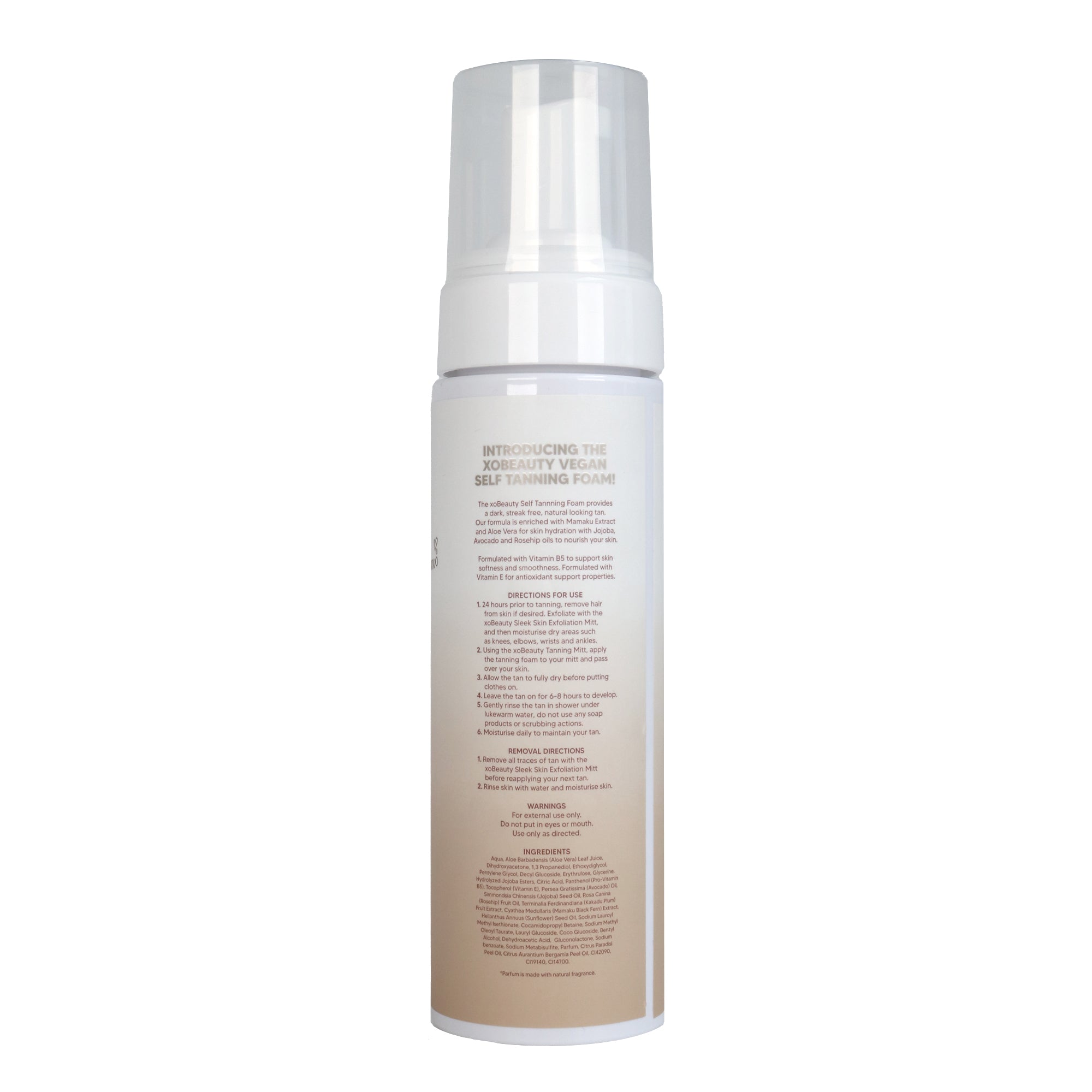 Vegan Self Tanning Foam | 200 ml (DATED STOCK DISCOUNT)