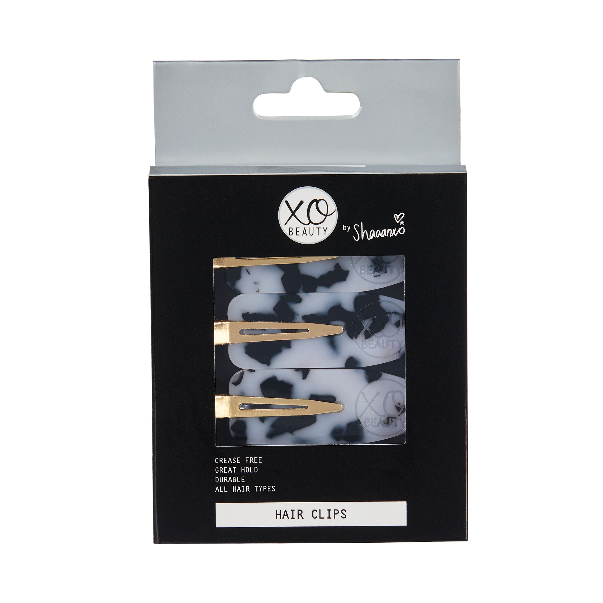 Hair Clips (4 Pack) | Snow Leopard