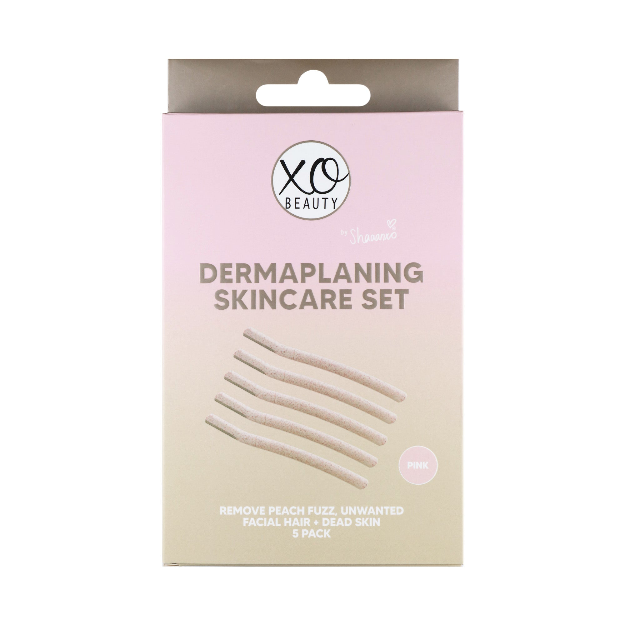 Dermaplaning Skincare Set | Pink | 5 Pack